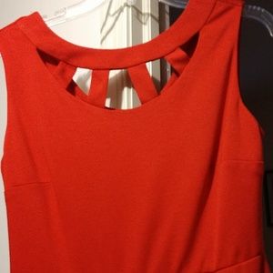 Red Midi Dress